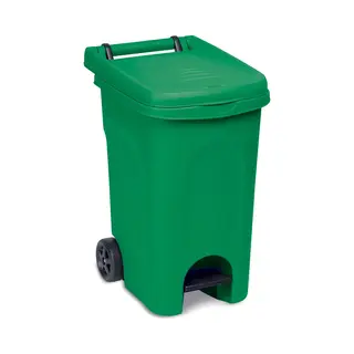 Stefanplast Container 'Urban' - 60 Liter - Kliko - Pedaalemmer - Met Wielen - Groen