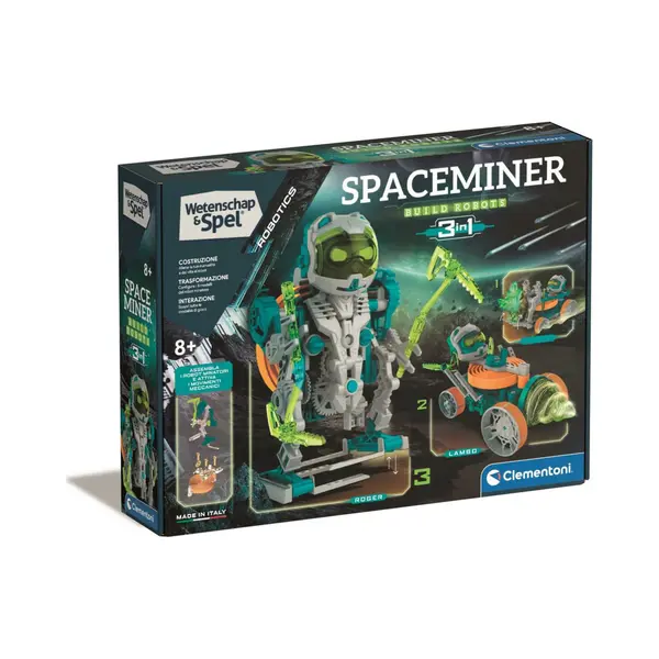 Clementoni Space Miner, Robotspel, Voor Kinderen, Meerkleurig – 56197 thumbnail