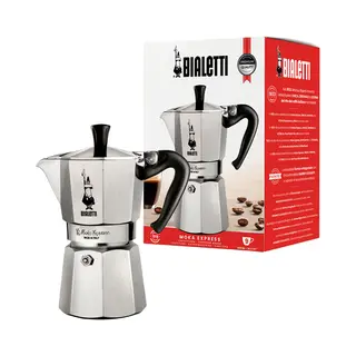 Bialetti Moka Express Mokka-Kanne 0,55 l Schwarz, Silber