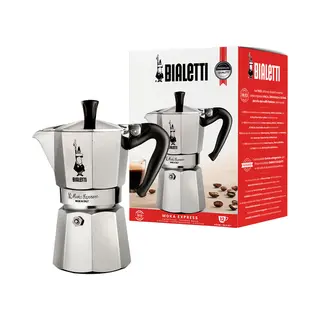 Bialetti Moka Express Moka pot 0.775 L Aluminium, Black