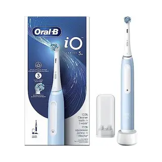 Oral-B Braun iO Series 3N Volwassene Vibrerende tandenborstel Lichtblauw, Wit