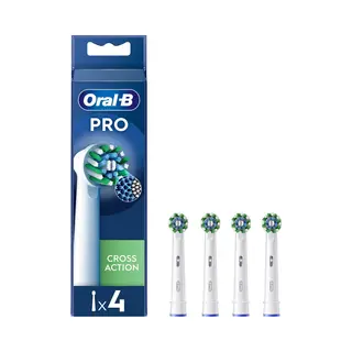 Oral-B CrossAction 4 stuk(s) Wit