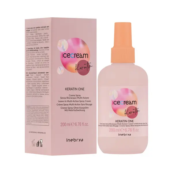 Inebrya Ice Cream Keratin One Protein Spray 200ml thumbnail