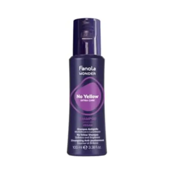Fanola Wonder No Yellow Purple Shampoo - Purple Color Depositing Shampoo For Blondes, Bleached & Grey Hair - Formulated With Violet Pigment To Remove thumbnail