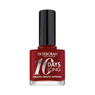 Deborah Milano 10 Days Long Nagellack 11 ml Rot Glanz
