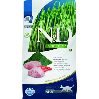 N&D Farmina Nd Cat Spirulina Lamm, 1, 5 Kg