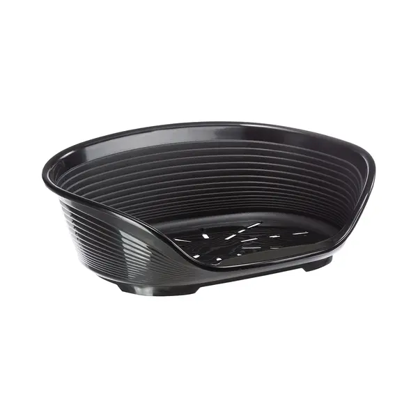 Ferplast Siesta Deluxe Dog Basket - Black - Size 6, 70.5 X 52 X 23.5 Cm (L X W X H) thumbnail