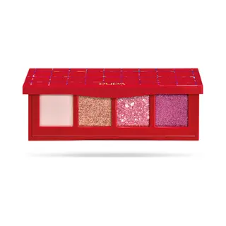 Pupa Milano Holiday Land Eyes Palette oogschaduw 5,2 g 001 Eccentric Pink Licht, Metallic, Satijn