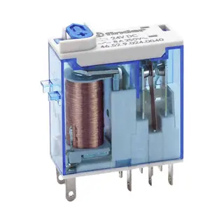 Finder Plug In Relay, 24V dc Coil, 8A Switching Current, Dpdt