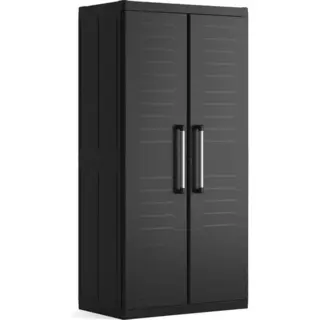 Kunststoffschrank Detroit Xl 89x54x182cm Haushaltsschrank Mehrzweckschrank - Keter