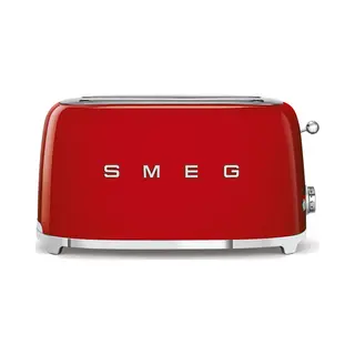 Smeg TSF02RDEU broodrooster 6 4 snede(n) 1500 W Rood