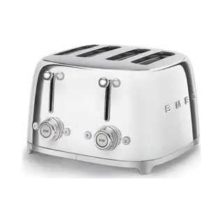 Smeg 50's Style Toaster TSF03SSUK Steel
