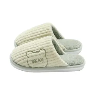 Dames Herfst/winter Binnen Pantoffels Van Katoen - Zachte En Warme Pantoffels - Schattig Beerpatroon Cartoon Katoenen Pantoffels - Antislip Katoenen