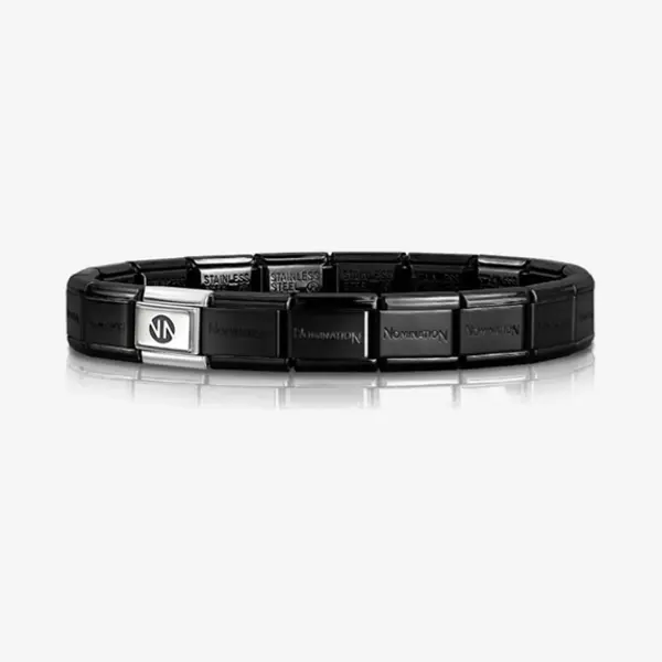 Nomination Classic Gunmetal Base Bracelet - 14 Links / 12cm thumbnail