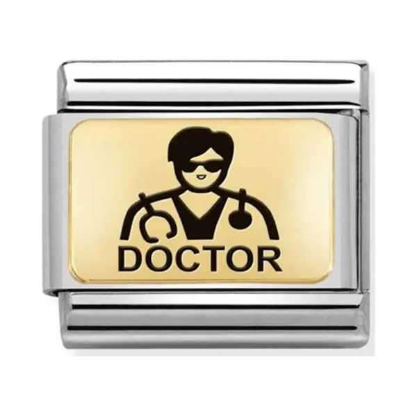 Nomination Male Doctor Charm thumbnail