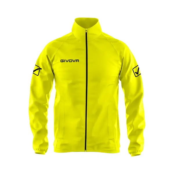 Givova Herren Rain Basico Jacke, Gelb Fluo, L Eu thumbnail