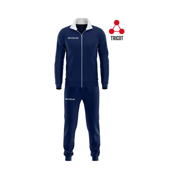 Givova Tuta Torino Triacetato Blu/Bianco Tg. Xl thumbnail