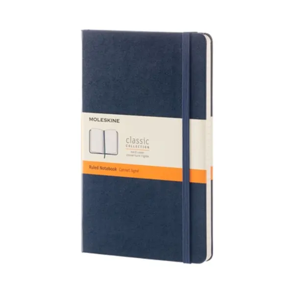 Moleskine Classic Notizbuch 240 Blätter Blau thumbnail