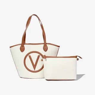Valentino Girl's Covent Tote Bag In Ivory (39.5cm) - Cream - Size, One Size,