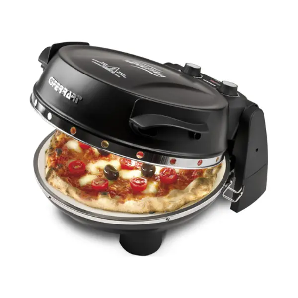 G3 Ferrari Pizzeria Snack Napoletana pizzamaker en -oven 1 pizza('s) 1200 W Zwart thumbnail