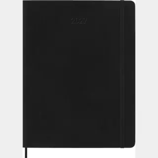 Moleskine 12 Maanden Agenda - 2027 - Wekelijks - Xl - Zachte Kaft - Zwart