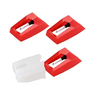Platenspeler Naald Pickup - 3 Stuks Platenspeler Vervangende Naald Platenspeler Naald Vervangen - Voor Platenspeler - Universeel