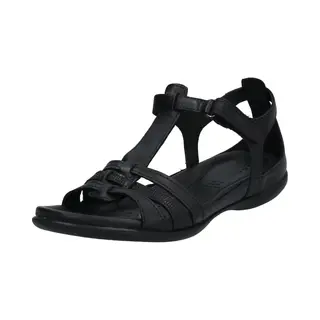 Ecco Flash Damessandalen Met Open Teen, Zwart/Zwart