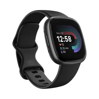 Fitbit Versa 4 Digitaal Touchscreen Grafiet Gps