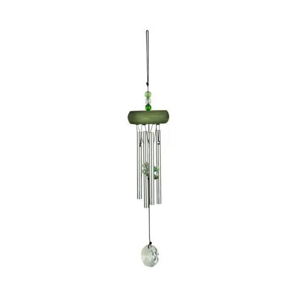 Windgong Gem Tunes 27 Cm Staal/hout Groen 3-delig thumbnail