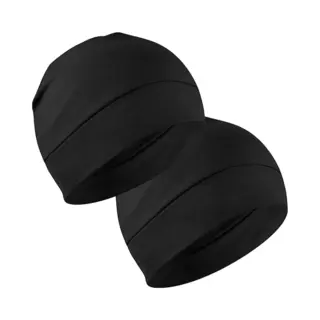 Muts - 2-Pack - Ademende Helmvoering - Ideaal Voor Hardlopen - Fietsen - Slaapmuts - Chemo Hoofddeksel - Helm - Unisex - Geschikt Voor Hoofden Van