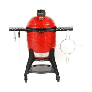 Kamado Joe Classic Joe Series Iii Kamado-barbecue/grill Verrijdbaar Houtskool (brandstof) Zwart, Rood