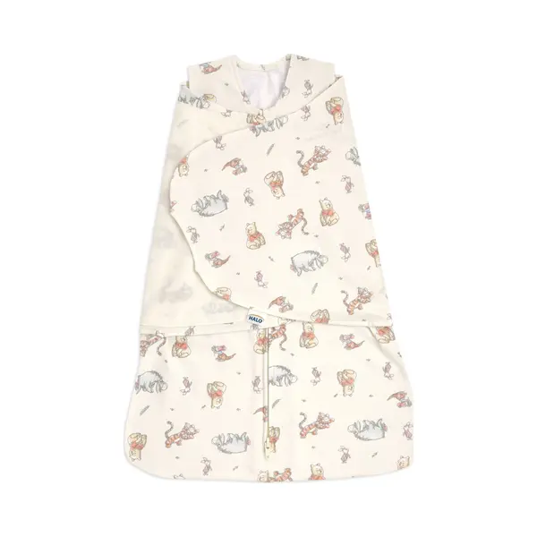 Halo® SleepSack® 100% Cotton Sleepsack Swaddle Tog 1.5 0-3 Months Winnie The Pooh Frolic thumbnail