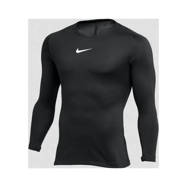 Nike, Mannen, Sportief Shirt, Dri-Fit Park First Layer Voetbalshirt Heren (M), Zwart, M thumbnail