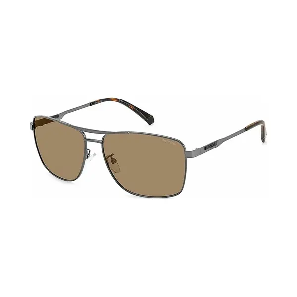 Polaroid Pld 2136/g/s/x R80/Sp Mt Dark Ruth Sunglasses Men's Steel, Standard, 61 thumbnail