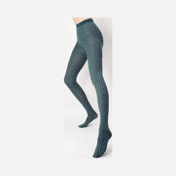 Oroblu - Little Flowers - Panty 60 Den - Cobalto - Maat S / M thumbnail