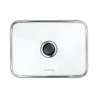 Scanpan Glazen Deksel Voor Braadslede 29x21 Cm