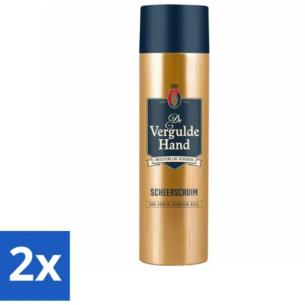 Vergulde Hand Scheerschuim 250 Ml - Voordeelverpakking - 2 Stuks thumbnail
