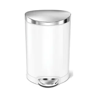 simplehuman CW1835CB 6 L Other Stainless steel Stainless steel, White
