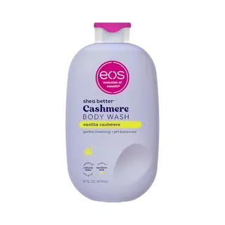 Eos Shea Better Kaschmir-Vanille, Feuchtigkeitsspendende Und Pflegende Pflegedusche Mit Ph-ausgewogener Creme-Gelformel, Frei Von Parabenen Und