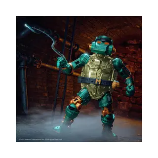Super7 Teenage Mutant Ninja Turtles Ultimates! Figure - Warrior Metalhead Michelangelo