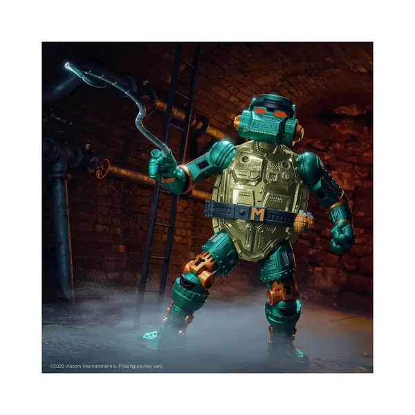 Super7 Teenage Mutant Ninja Turtles Ultimates! Figure - Warrior Metalhead Michelangelo thumbnail