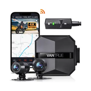 Vantrue F1 4K Dual Wifi Gps Motor Dashcam