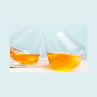 Find Me A Gift Rocking Whisky Glasses, Set Of 2