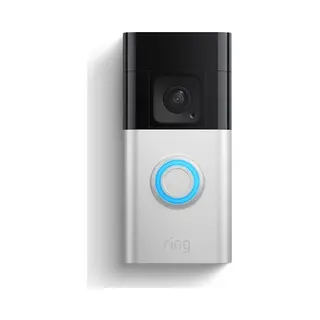 Ring Batterie Türklingel Plus Schwarz, Nickel
