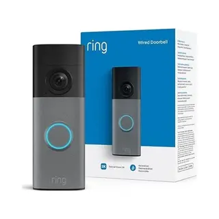 Ring Wired Video Doorbell 2nd gen Schwarz, Grau