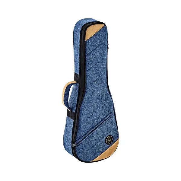 Ortega Guitars Ukulele Soft Case - Tasche Für Konzert Ukulele - Höhe 64 Cm - Breite 22 Cm - Baumwolle / Leinen, Blau (Osocauk-Cc-Oc) thumbnail