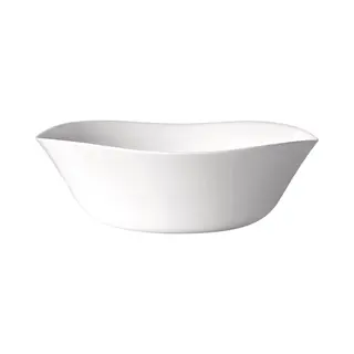 Bormioli Rocco 88001 Salatschüssel Parma Opal, Glas, Weiß, 26 X 26 X 14 Cm, 1 Stück