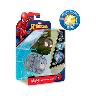 Boti Marvel Spiderman Battle Cube - Miles Morales vs. Rhino 2 Pack - Battle Set