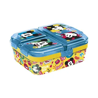 Stor Mickey Mouse Multiple Xl Children's Lunch Box With 4 Compartments