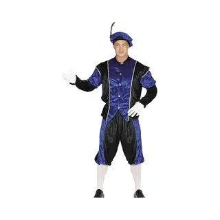 Guirma Kostüm Knecht Ruprecht-Herrenkostüm Für Weihnachten Blau-schwarz